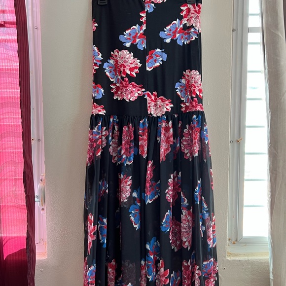 Free People Mermaid Semi-Sheer Maxi Skirt Floral - Picture 11 of 15